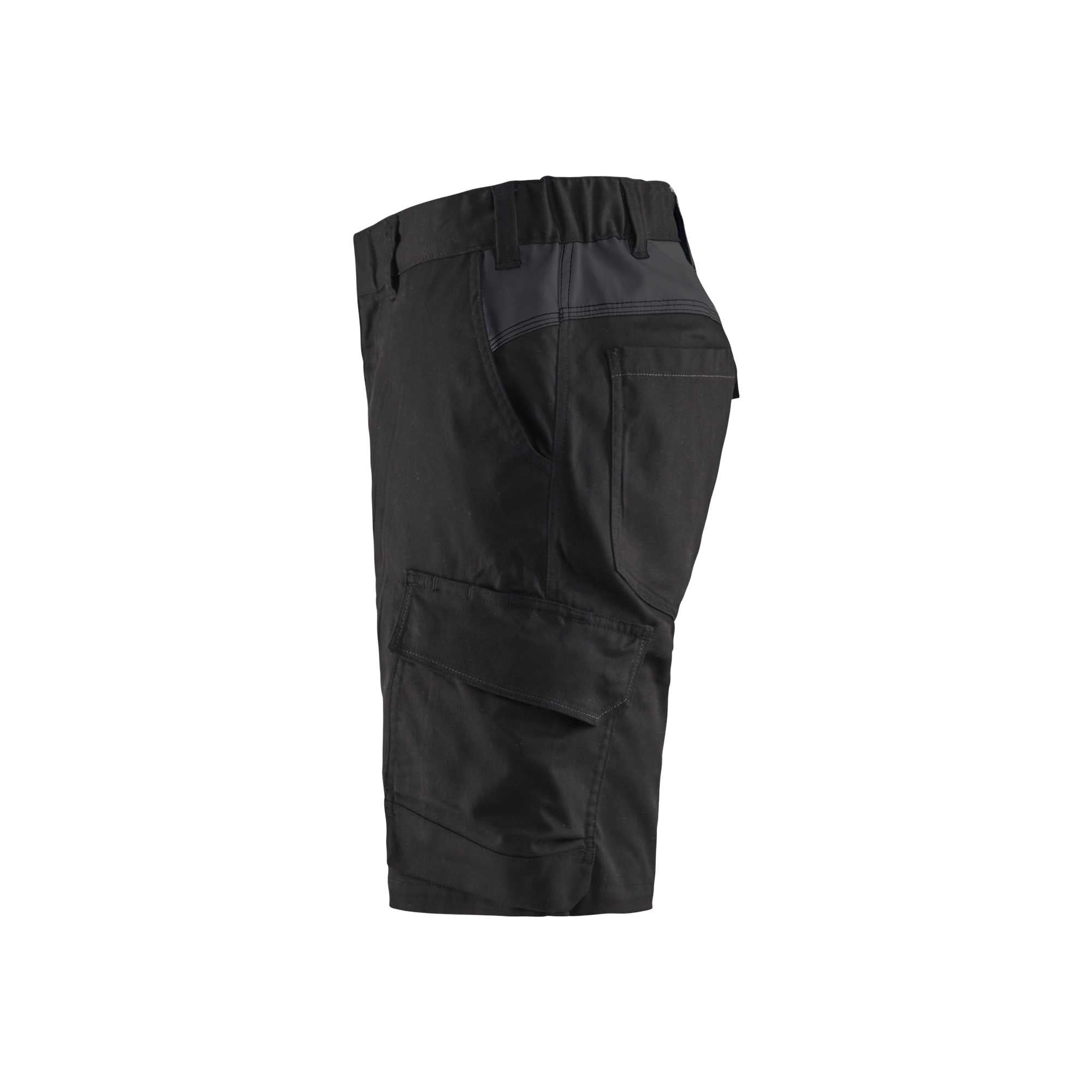 BLAKLADER 14461832 Industry shorts stretch Hi Vis Reflective Work Shorts Men - twill fabric